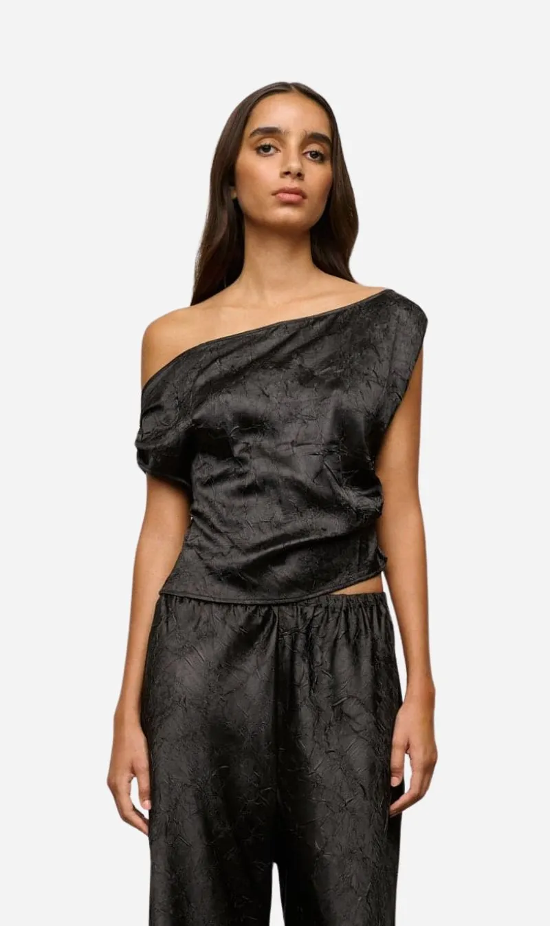 One Of Others | Jaques Top - Black sold by Sisters & Co