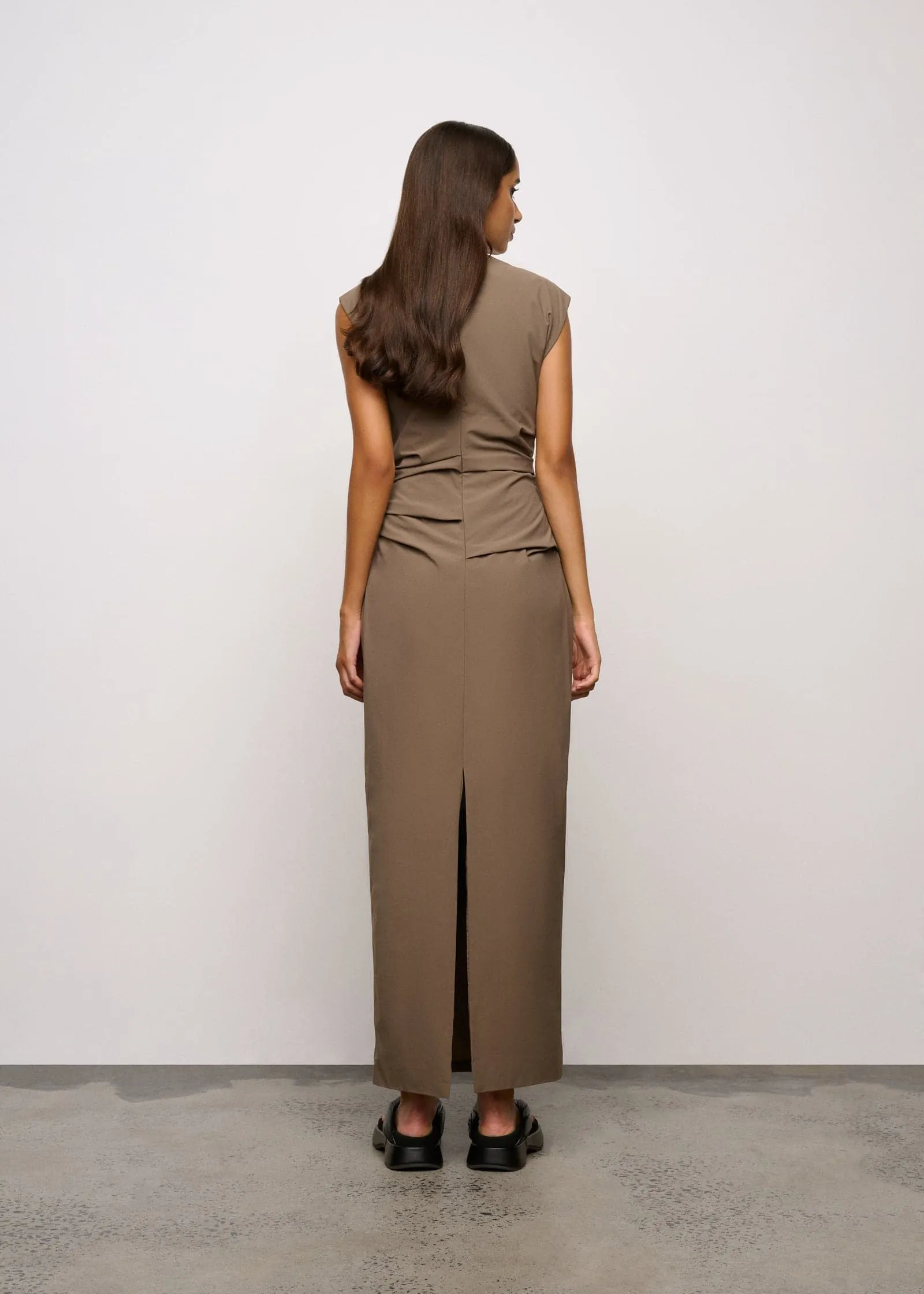 One Of Others | Palvin Dress - Mushroom sold by Sisters & Co product image thumbnail 5