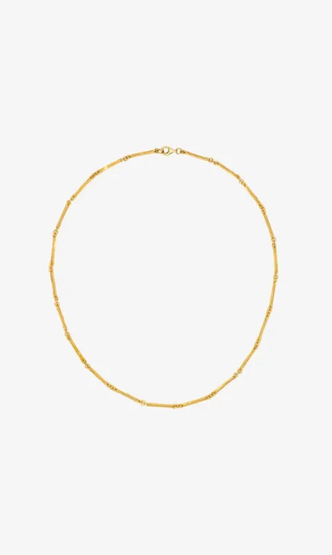 Zoe & Morgan | Ameena Chain 40cm - 22k Gold Plate sold by Sisters & Co