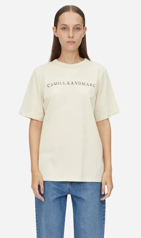 Camilla and Marc | Capella Logo Tee - Bone sold by Sister & Co