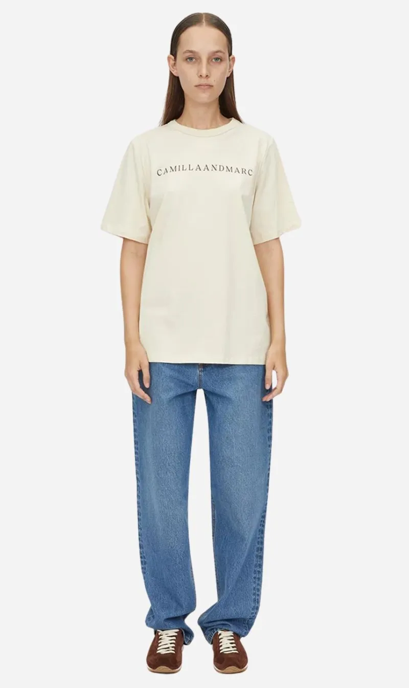 Camilla and Marc | Capella Logo Tee - Bone sold by Sisters & Co product image thumbnail 2