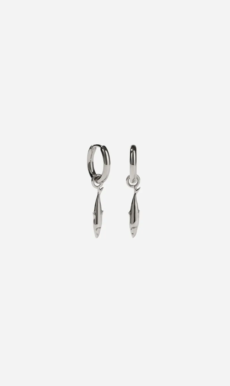 Meadowlark | Sardine Charm Earrings - Sterling Silver sold by Sister & Co