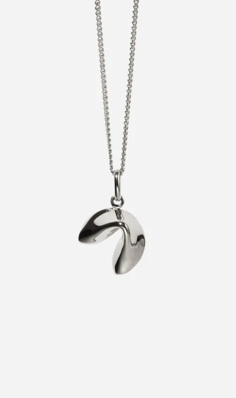 Meadwolark | Fortune Cookie Charm Necklace - Sterling Silver sold by Sister & Co