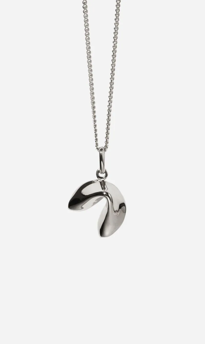 Meadwolark | Fortune Cookie Charm Necklace - Sterling Silver sold by Sister & Co