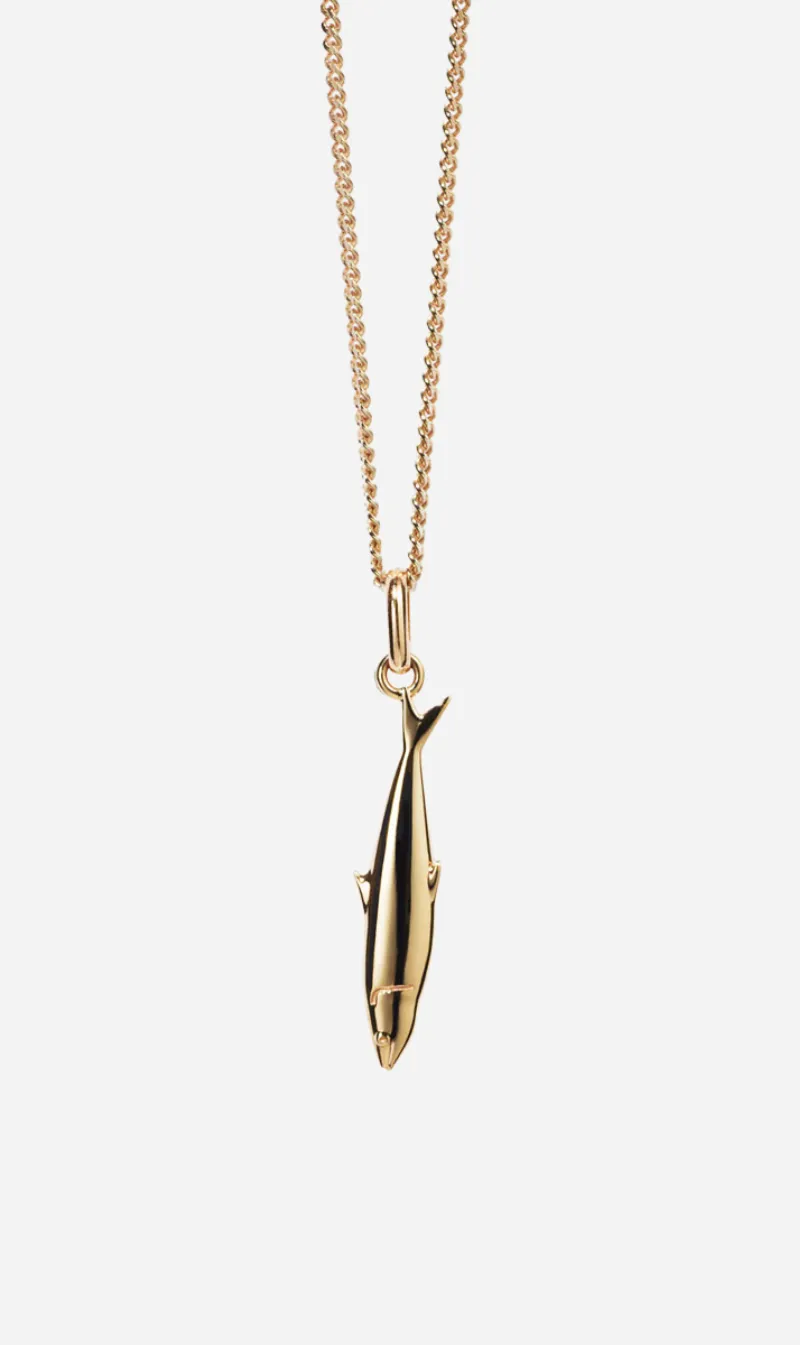 Meadowlark | Sardine Charm Necklace - Gold Plated sold by Sister & Co