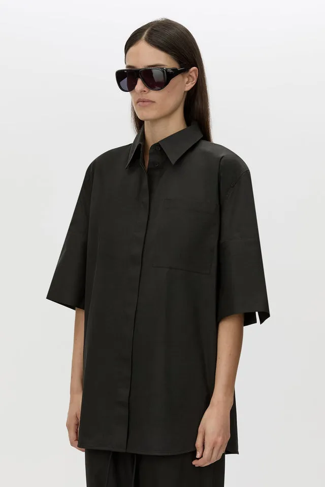 Camilla and Marc | Winslow Short Sleeve Shirt - Black sold by Sister & Co product image thumbnail 3
