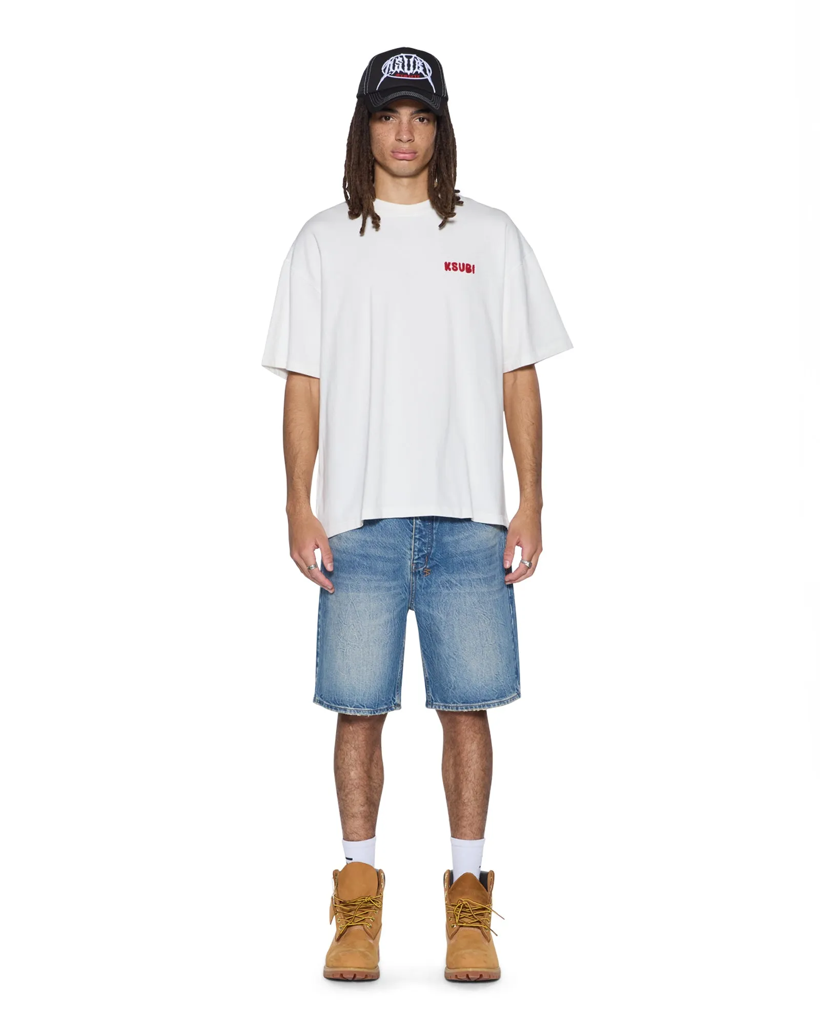 Ksubi | Mekanik Ekcess Short Sleeve Tee - Vintage White sold by Sisters & Co product image thumbnail 3