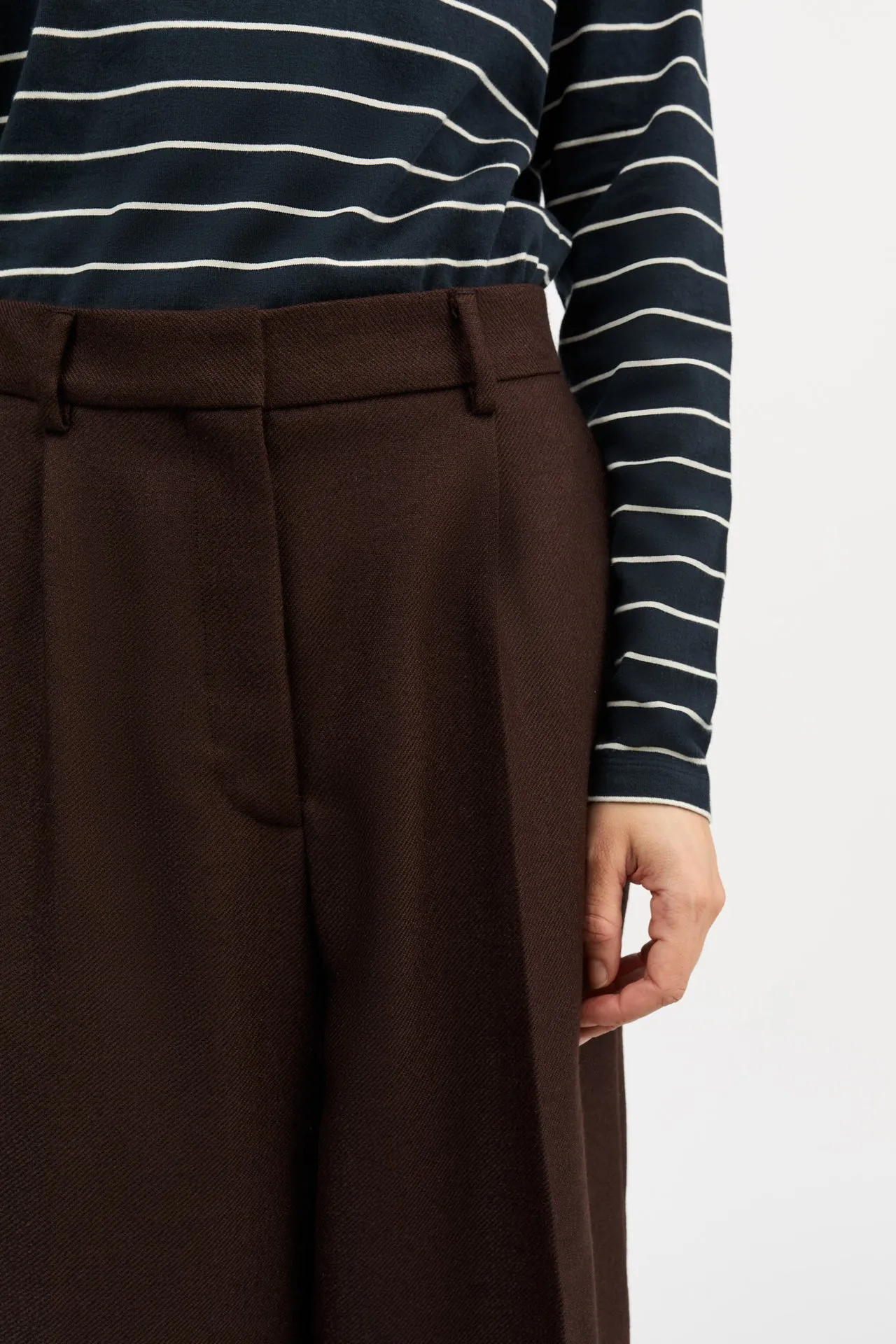 Skall Studio | Emmerson Trousers - Dark Brown sold by Sisters & Co product image thumbnail 4