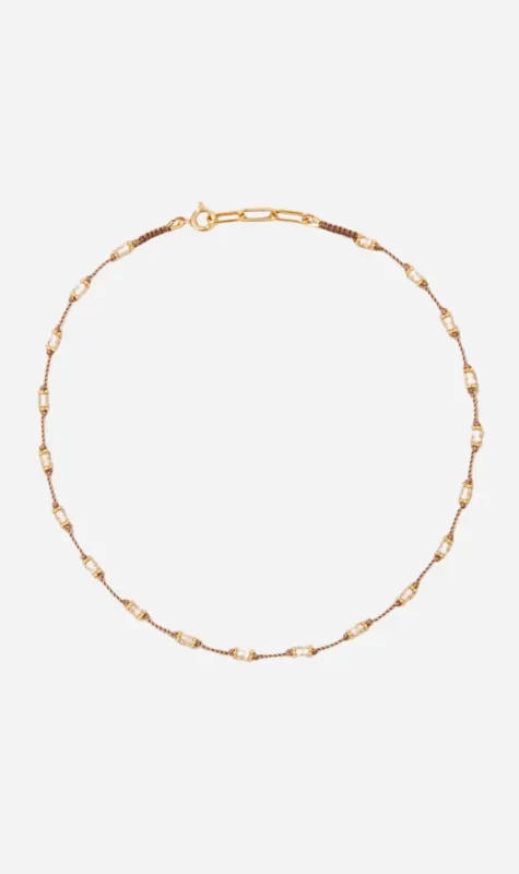 Tityaravy | Tiare Necklace - Natural Zircon sold by Sister & Co