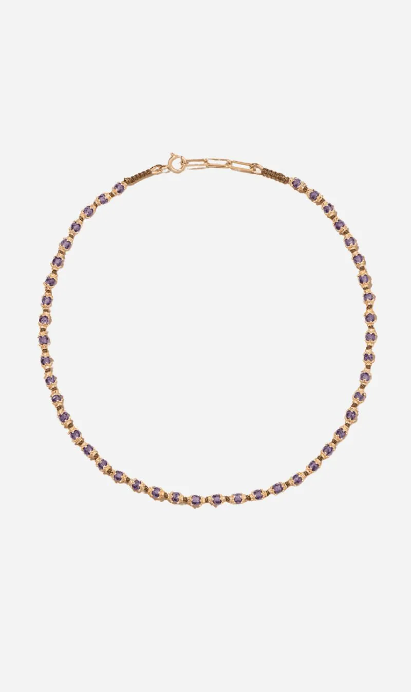 Tityaravy | Kamilah Necklace - Amethyst sold by Sisters & Co