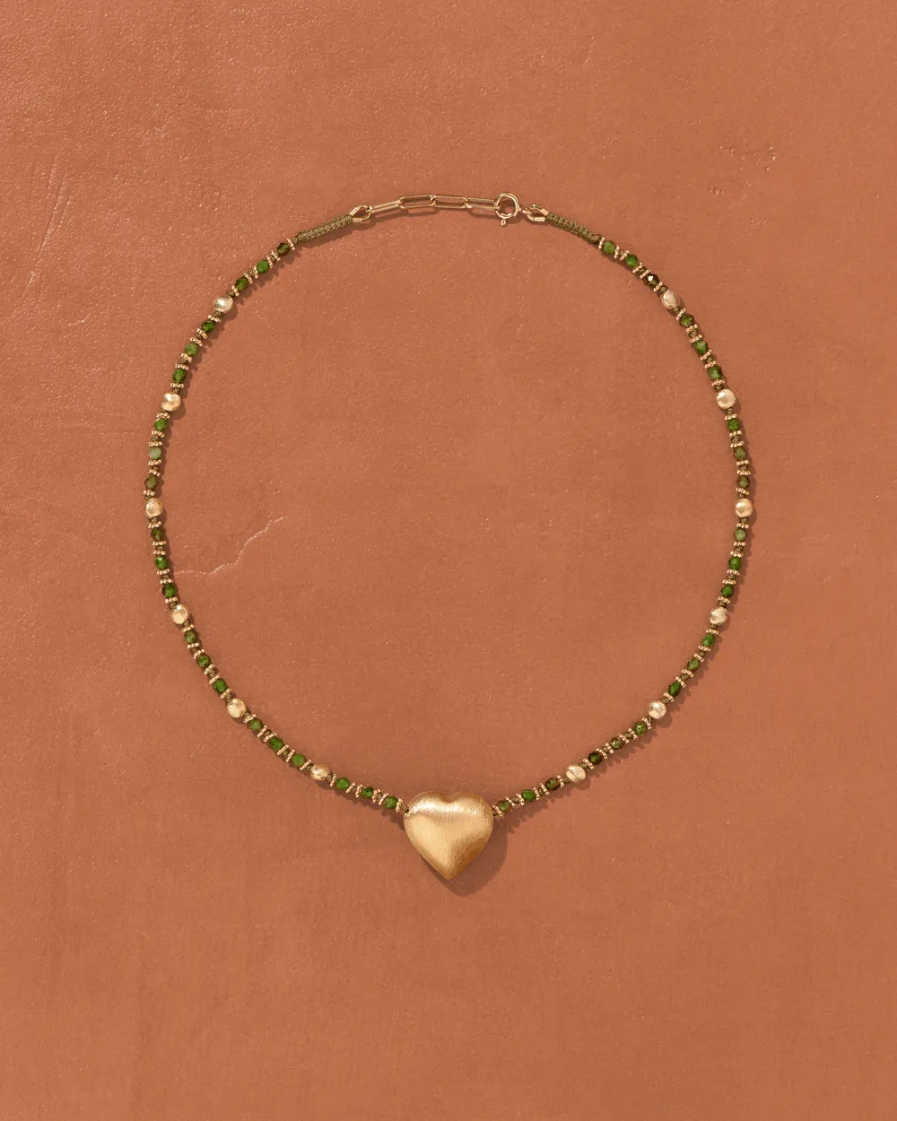 Tityaravy | Bigdil Necklace - Diopside/Beige sold by Sister & Co product image thumbnail 3