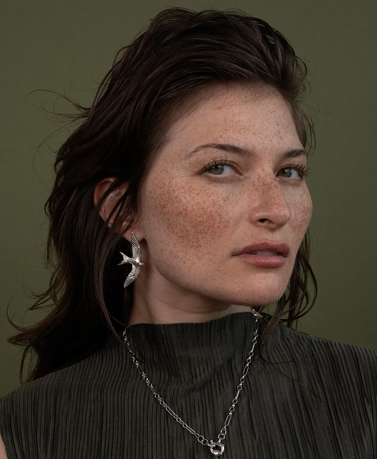 Zoe & Morgan | Lovers Earrings - Silver sold by Sister & Co product image thumbnail 2