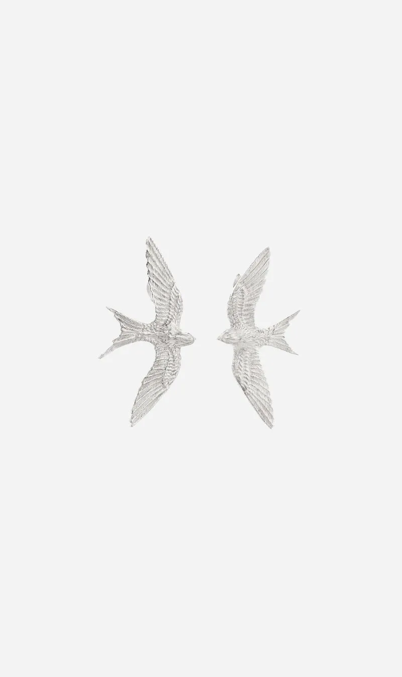 Zoe & Morgan | Lovers Earrings - Silver sold by Sister & Co