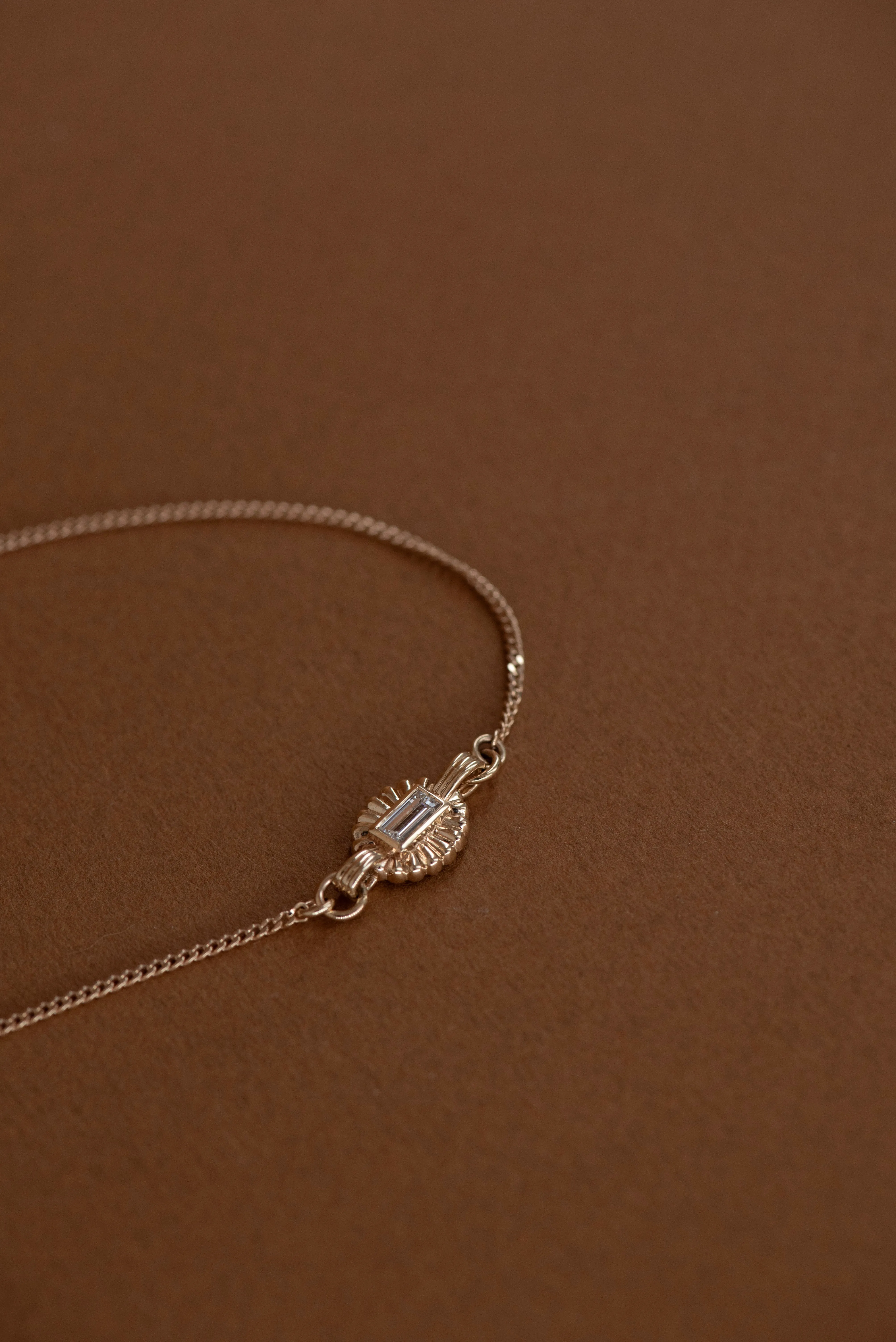 Zoe & Morgan | Odette Bracelet - Gold Baguette\White Topaz sold by Sisters & Co product image thumbnail 2