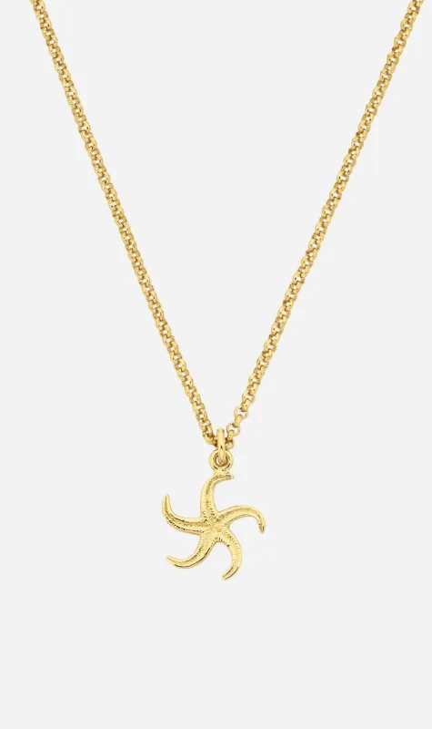 Zoe & Morgan | Starfish Necklace - Gold sold by Sister & Co