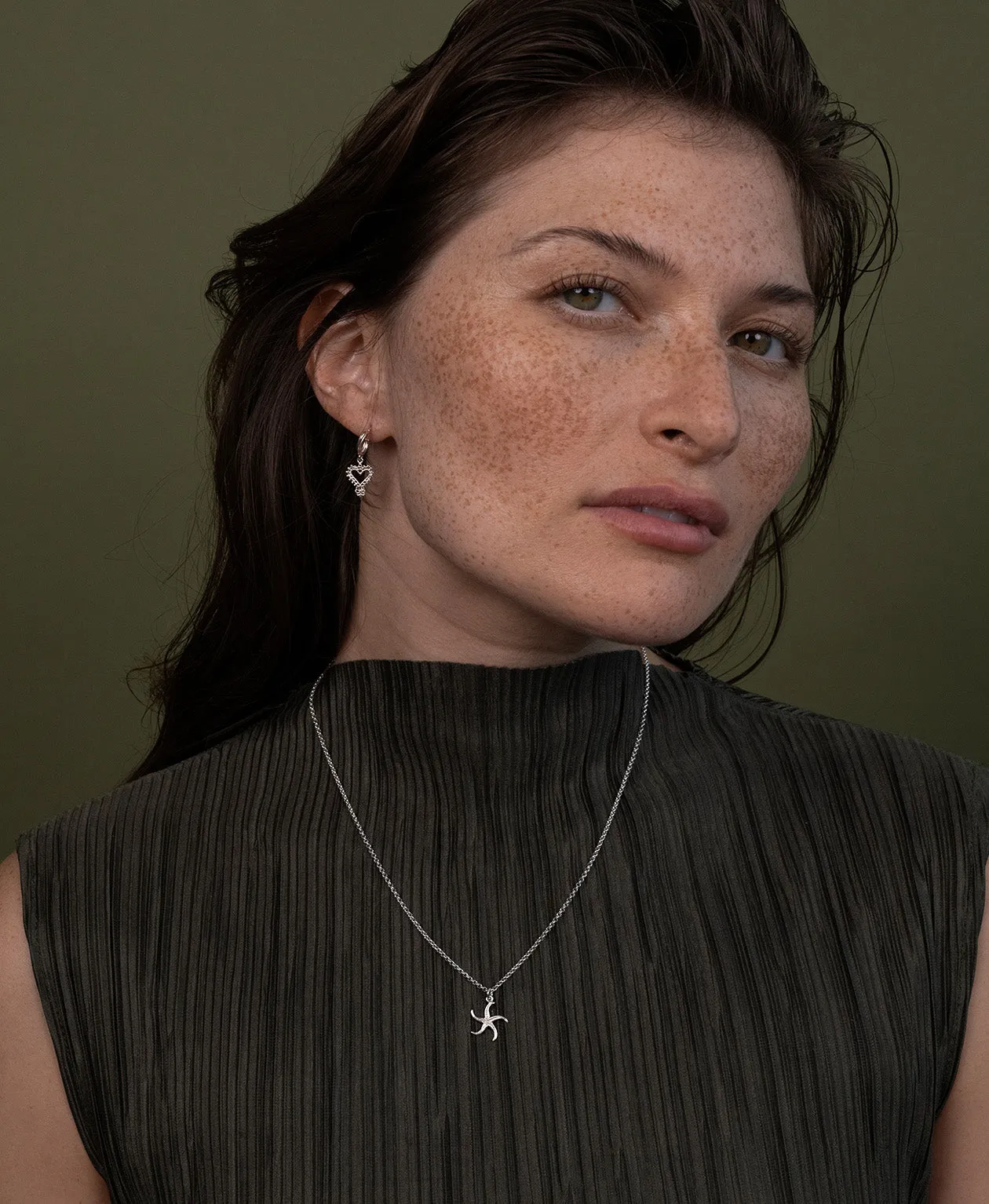 Zoe & Morgan | Starfish Necklace - Silver sold by Sisters & Co product image thumbnail 3