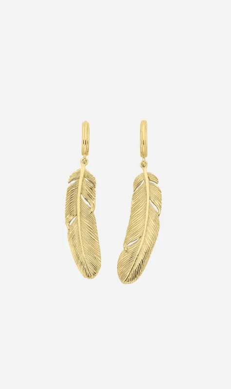 Zoe & Morgan | Eagle Earrings - Gold sold by Sister & Co