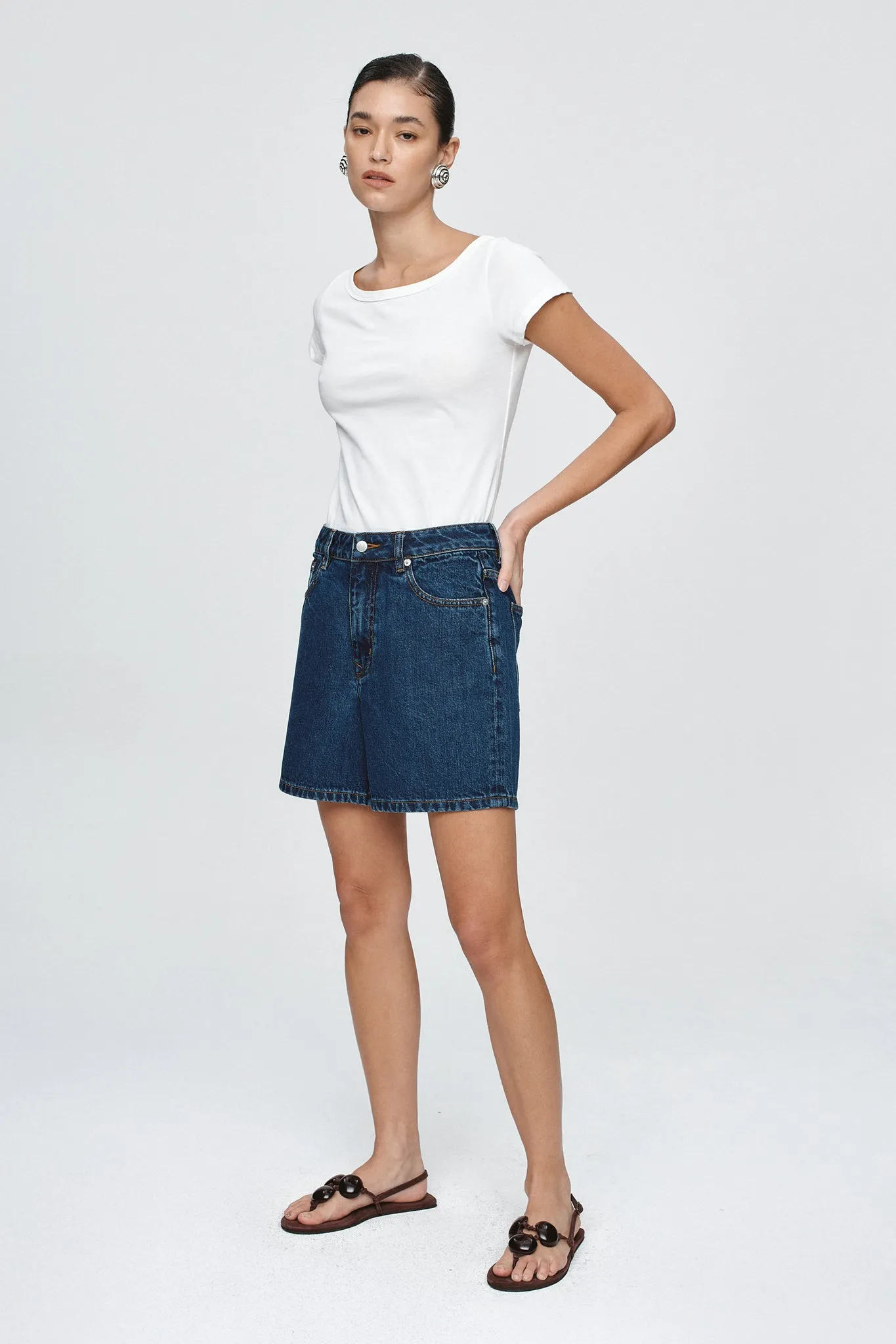 Marle | Classic Jean Short - Classic Blue sold by Sisters & Co product image thumbnail 4
