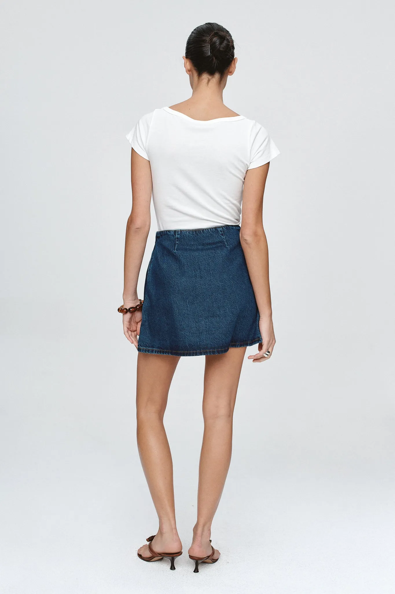 Marle | Rivet Skirt - Classic Blue sold by Sisters & Co product image thumbnail 4