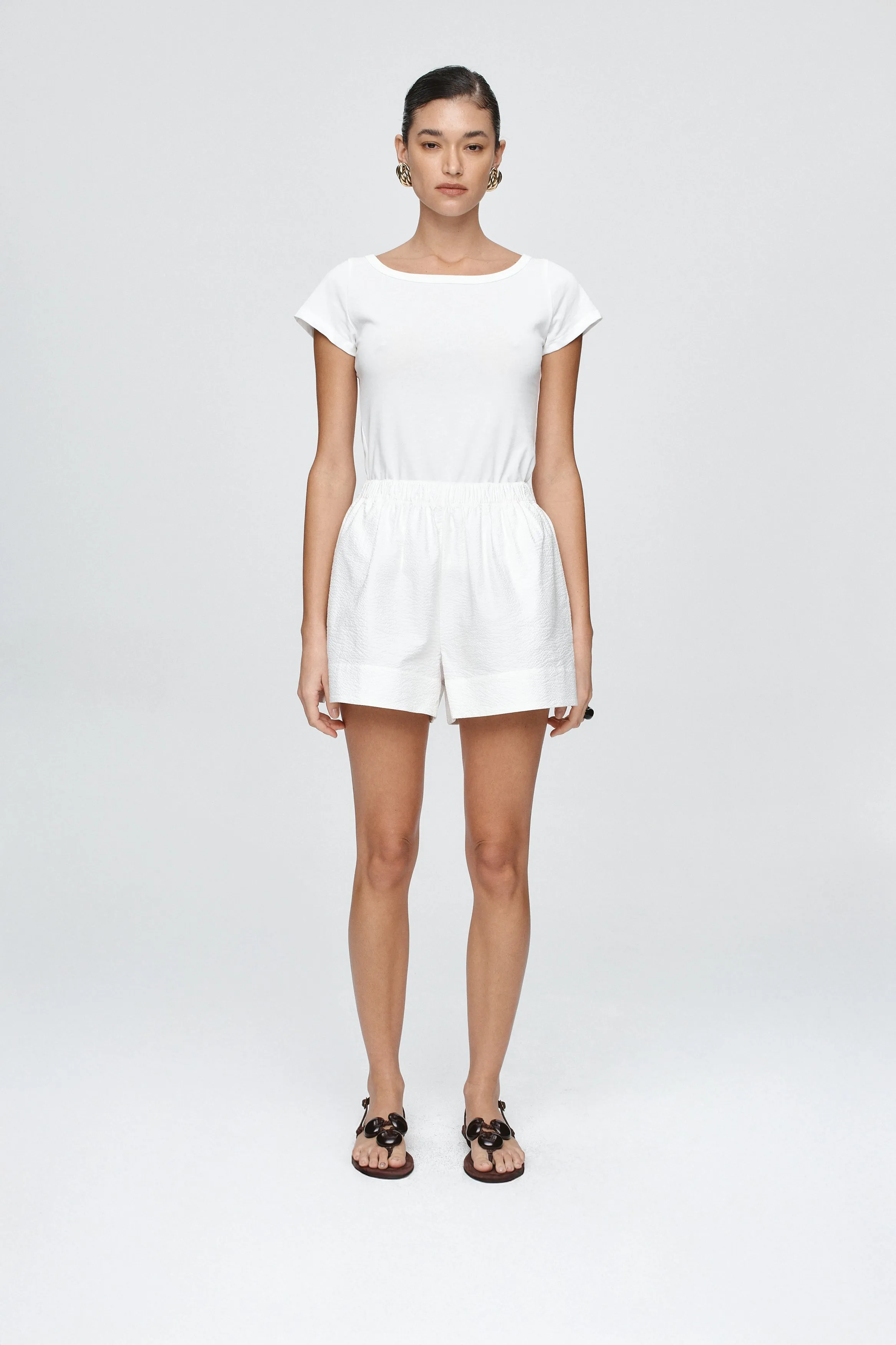 Marle | Lill Tee - Blanc sold by Sisters & Co product image thumbnail 2