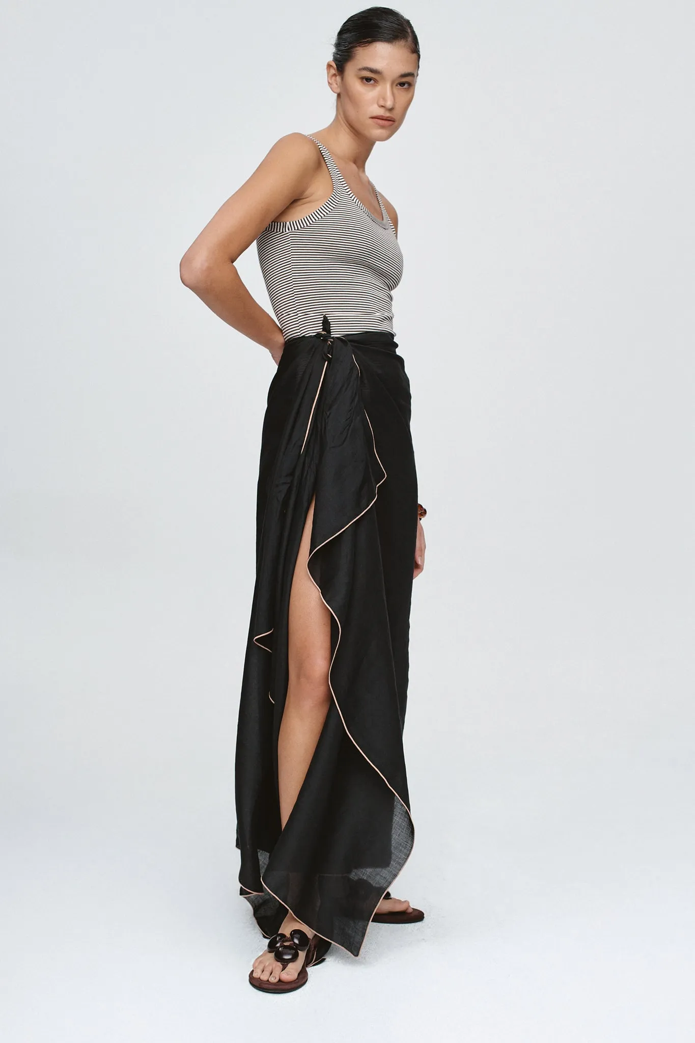 Marle | Hattie Sarong - Black sold by Sisters & Co product image thumbnail 3