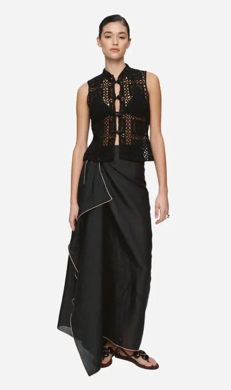 Marle | Shri Top - Black sold by Sister & Co