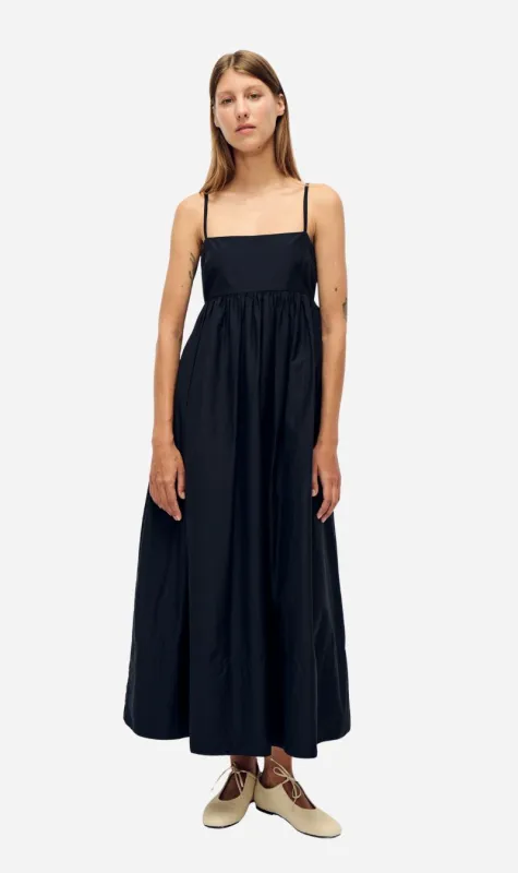 Silk Laundry | Cotton Silk Tulip Dress - Black sold by Sister & Co