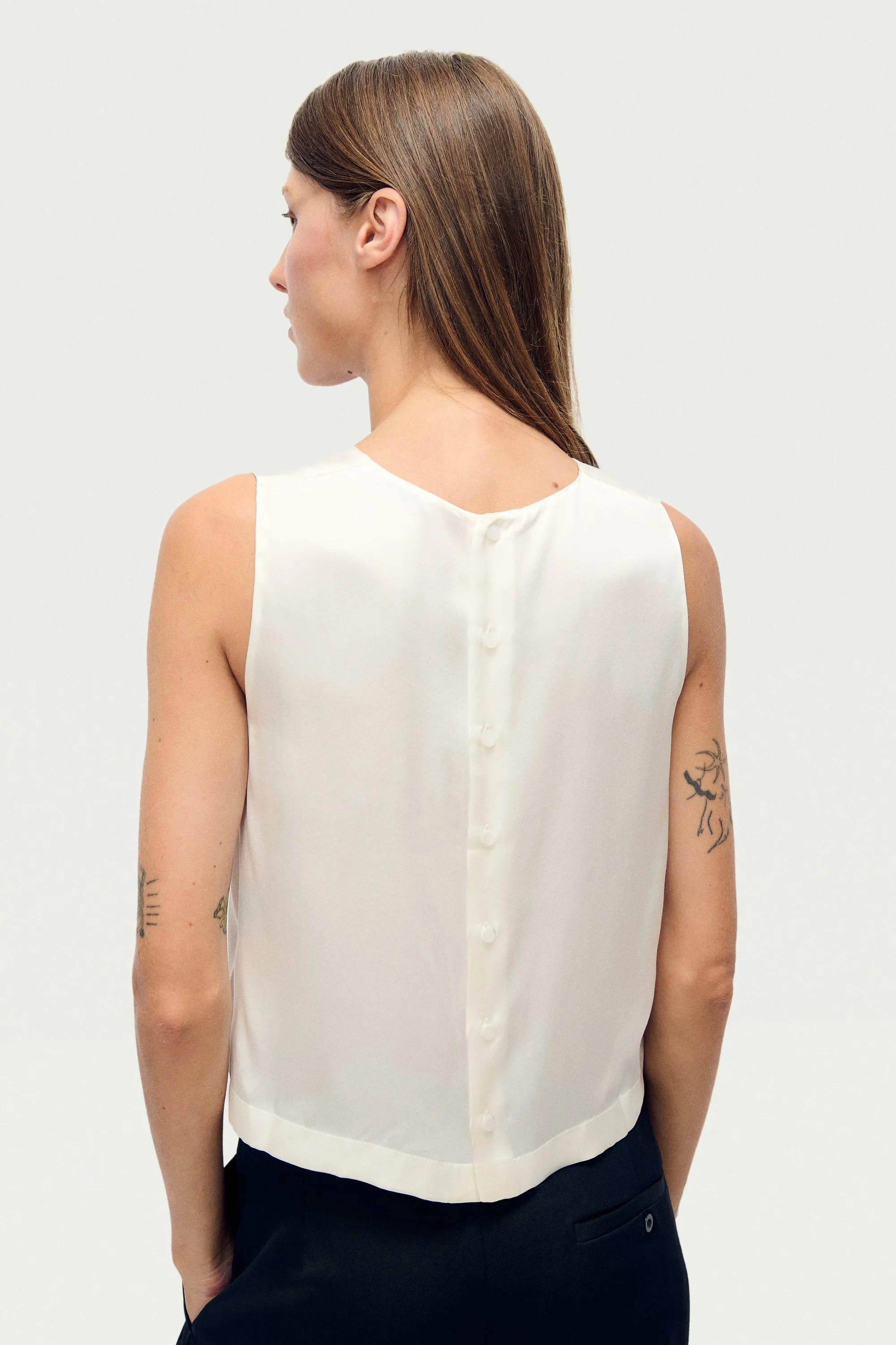 Silk Laundry | Elena Top - White sold by Sister & Co product image thumbnail 3