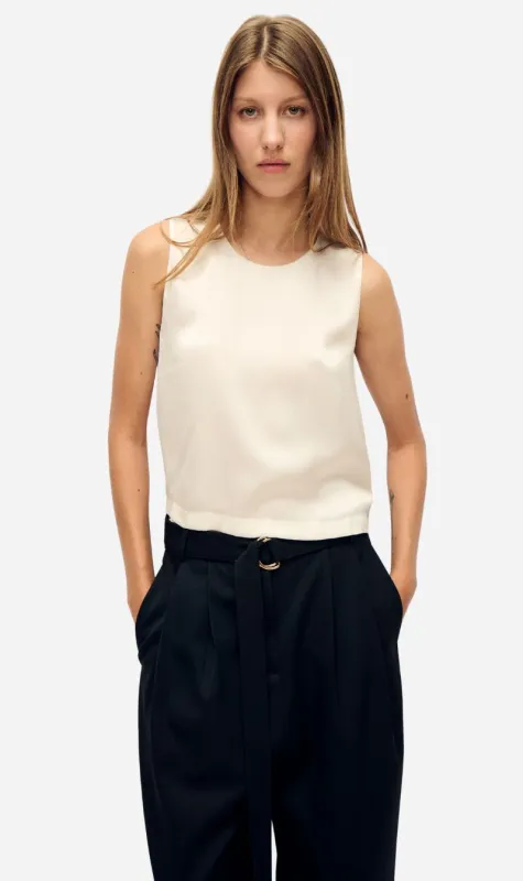 Silk Laundry | Elena Top - White sold by Sister & Co