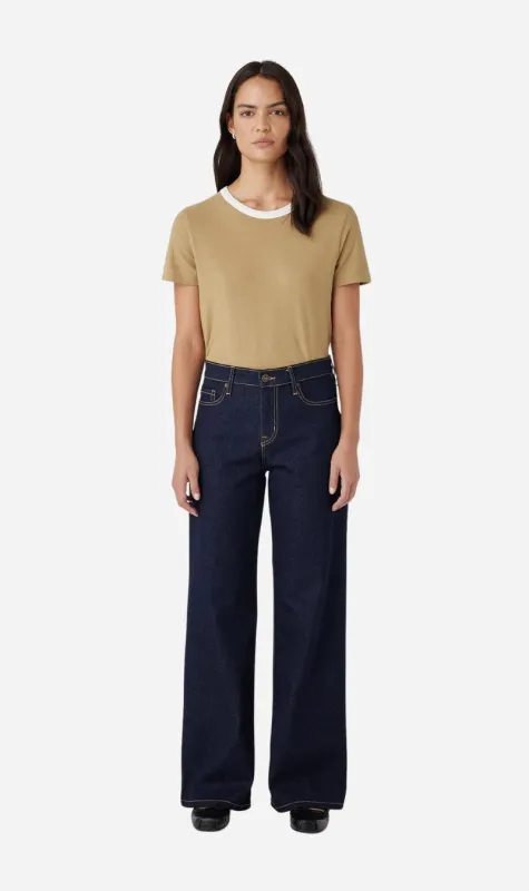 Outland Denim | Mia Mid Wide Jean - Nights sold by Sister & Co
