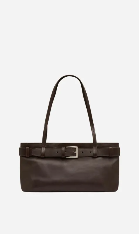 St Agni | Belt Detail Baguette - Coffee sold by Sister & Co