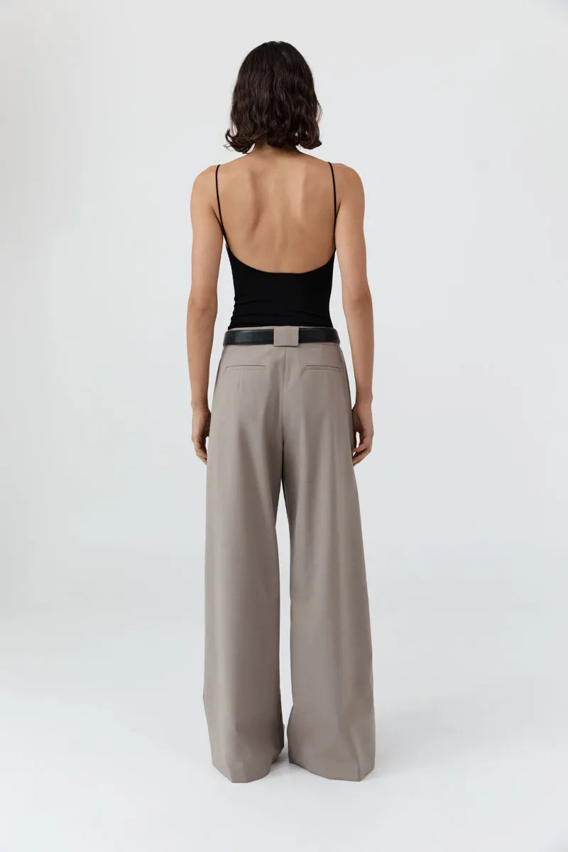 St Agni | Pleat Loop Pant - Mousse sold by Sisters & Co product image thumbnail 5