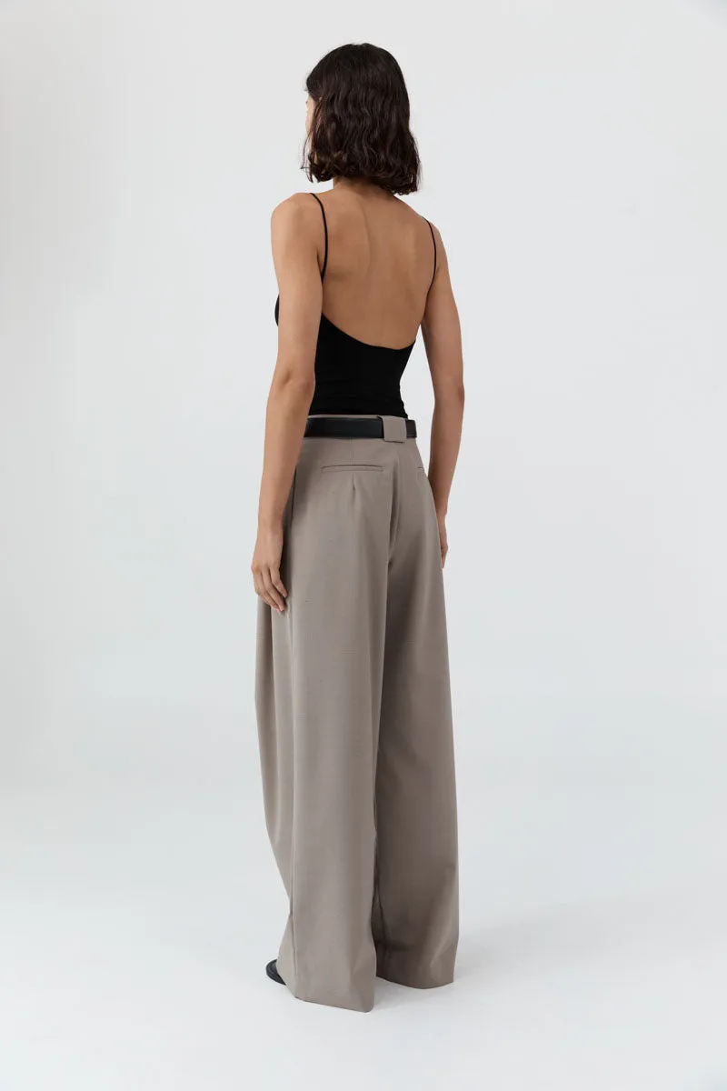 St Agni | Pleat Loop Pant - Mousse sold by Sisters & Co product image thumbnail 4