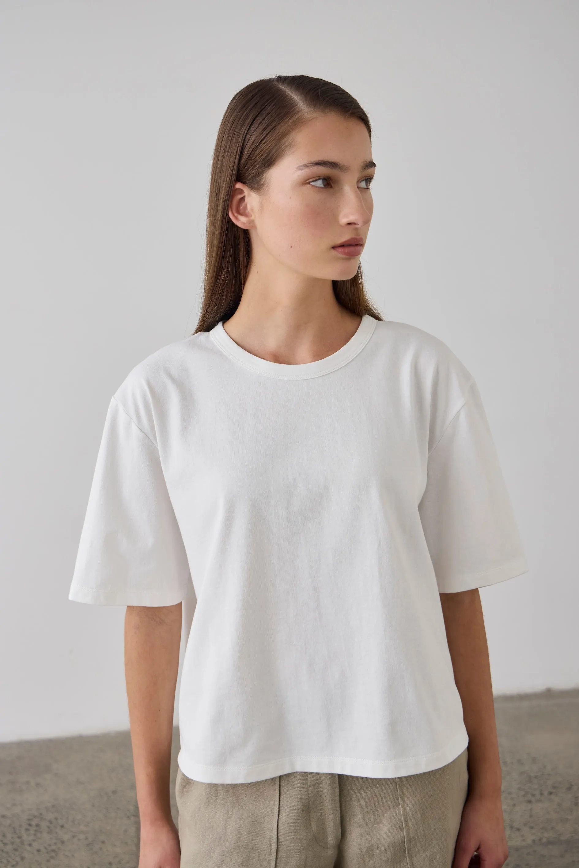 Laing | Boxy T.Shirt - Off White sold by Sisters & Co product image thumbnail 3