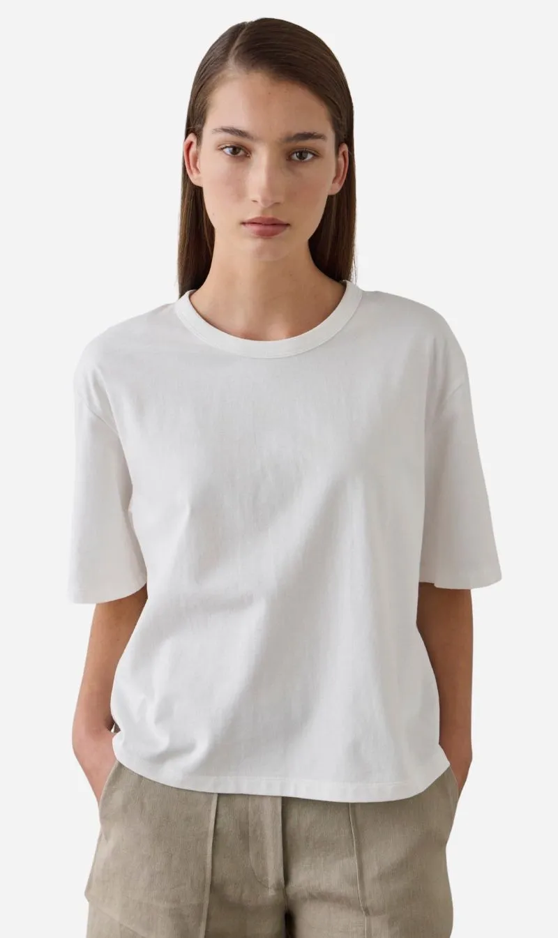 Laing | Boxy T.Shirt - Off White sold by Sisters & Co
