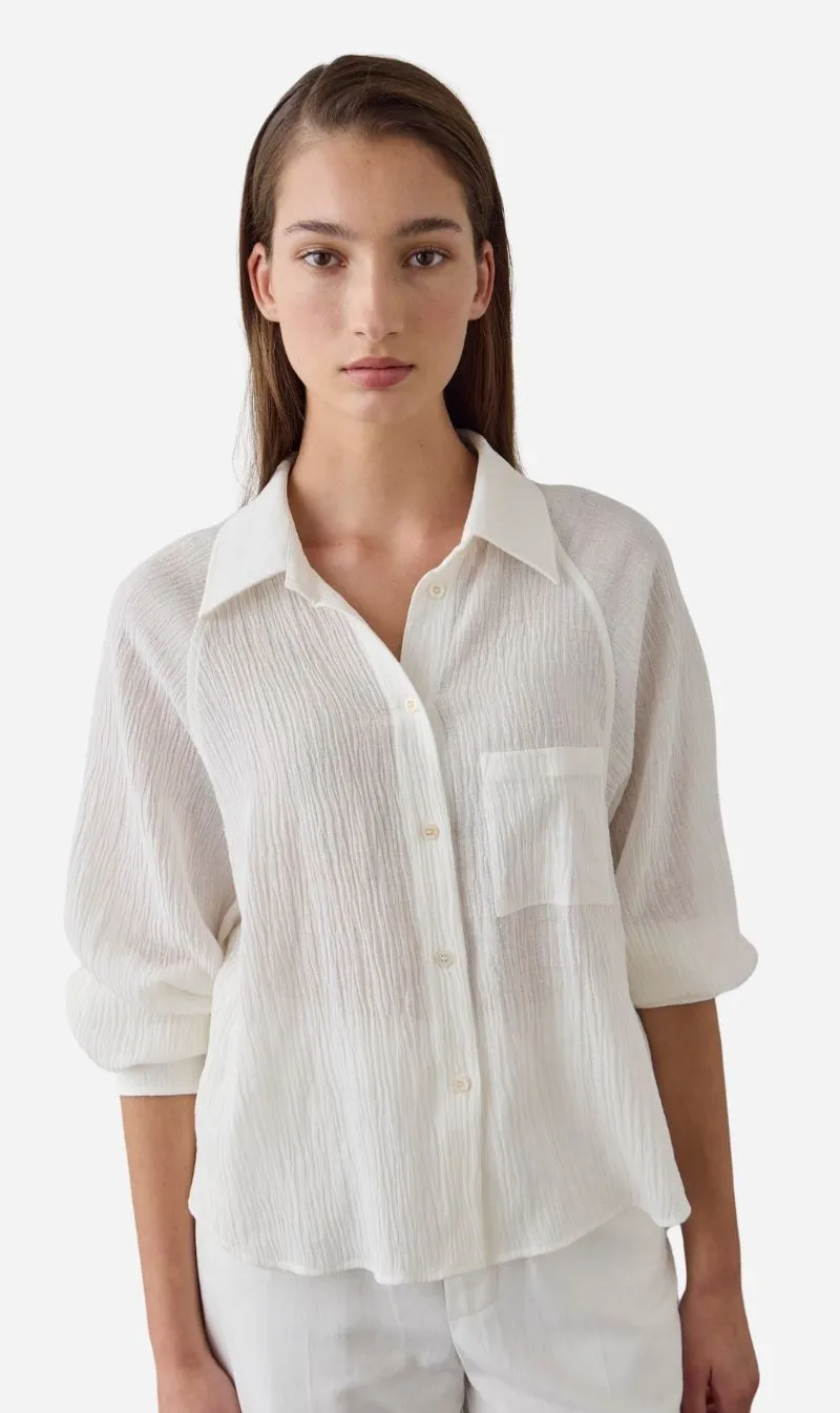 Laing | Raglan Sleeve Blouse - Ecru sold by Sisters & Co