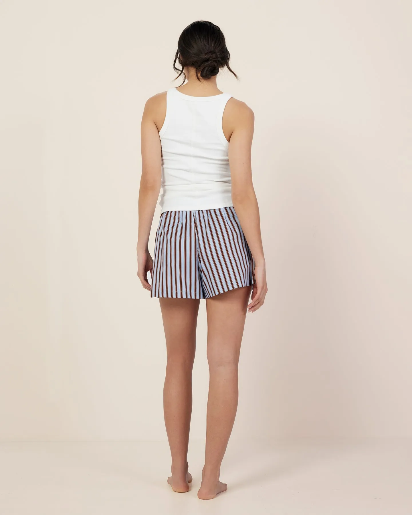 Dear Dylan | Riviera Stripe Boxer Short - Azul/Crème/Umber sold by Sisters & Co product image thumbnail 3