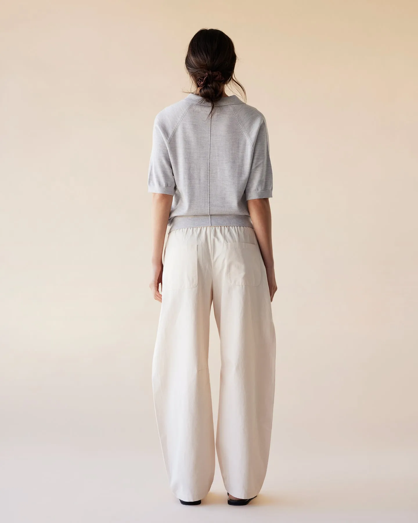 Dear Dylan | Merino Palmer Polo - Fog sold by Sisters & Co product image thumbnail 5
