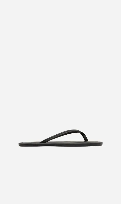 St Agni | Thong Detail Slide - Black sold by Sister & Co