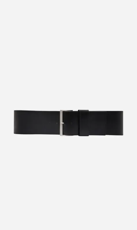 St Agni | Wide Classic Belt - Black sold by Sisters & Co