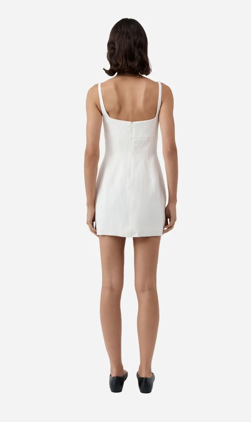 St Agni | Tailored Square Neck Mini Dress - Off White sold by Sisters & Co product image thumbnail 4