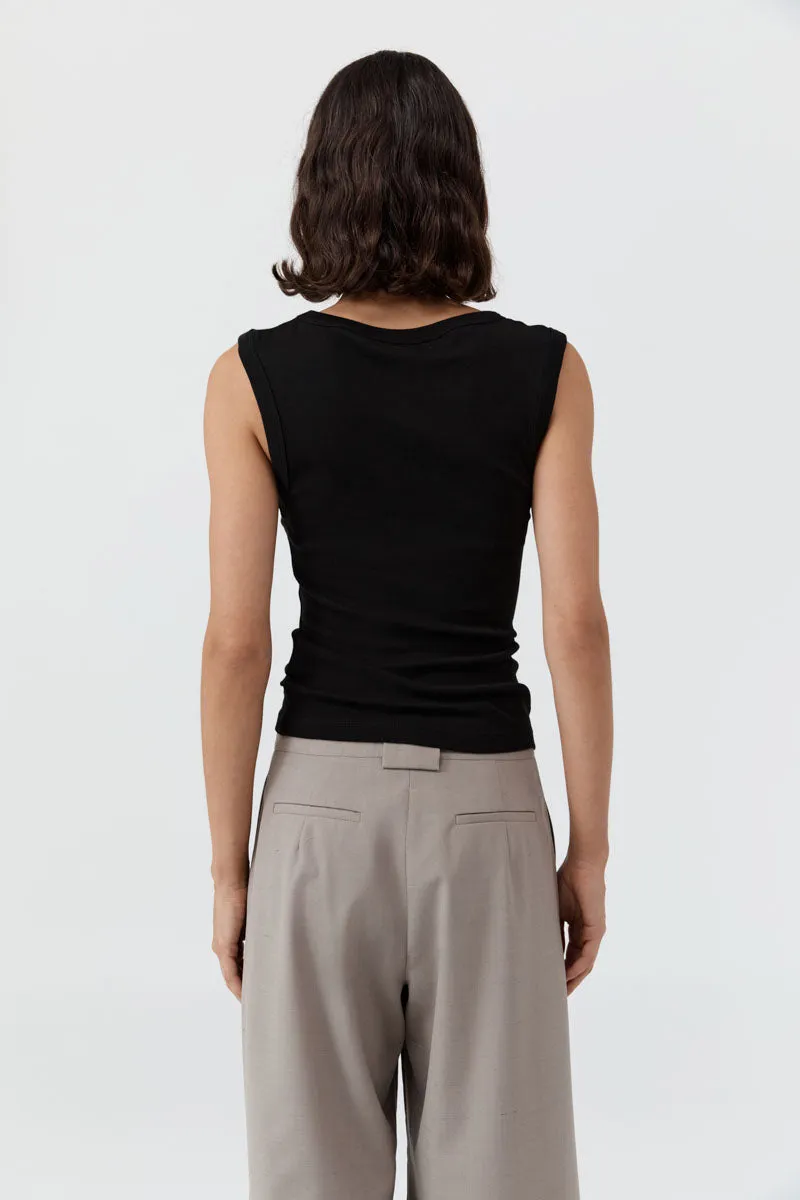 St Agni | Organic Cotton 90s Top - Black sold by Sister & Co product image thumbnail 5