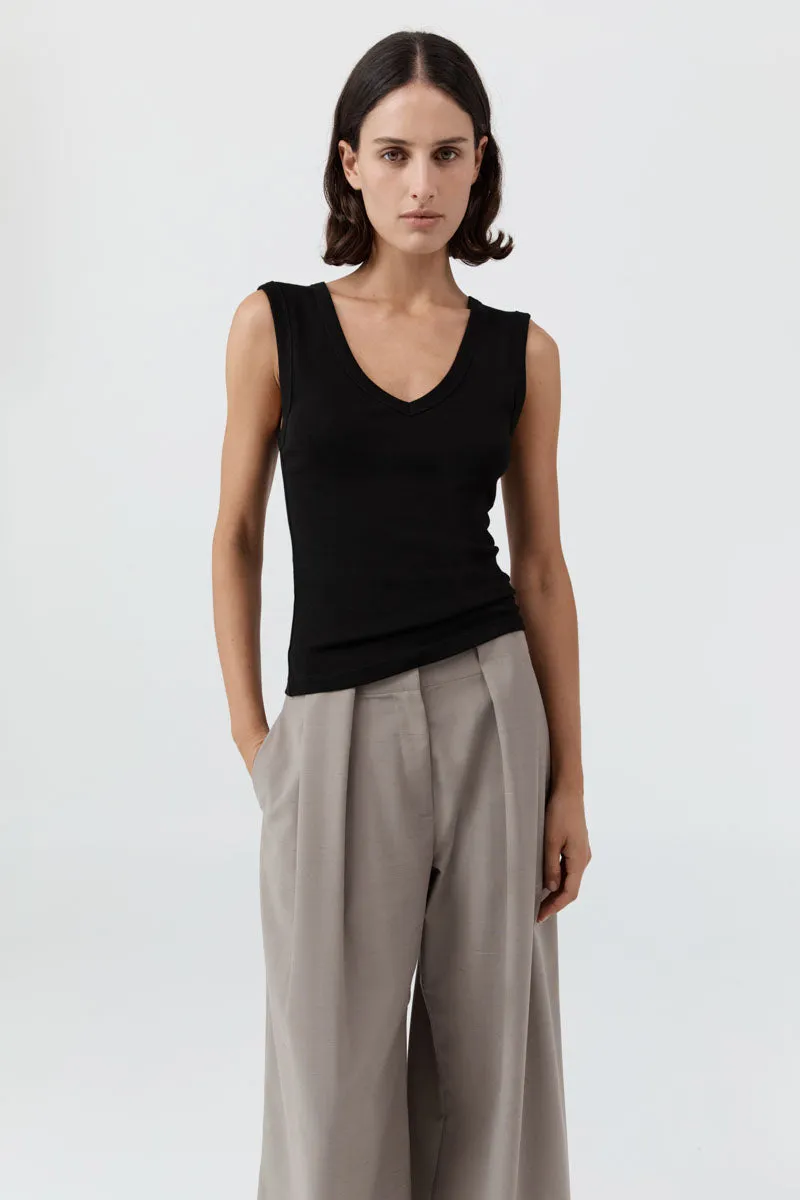 St Agni | Organic Cotton 90s Top - Black sold by Sister & Co product image thumbnail 2