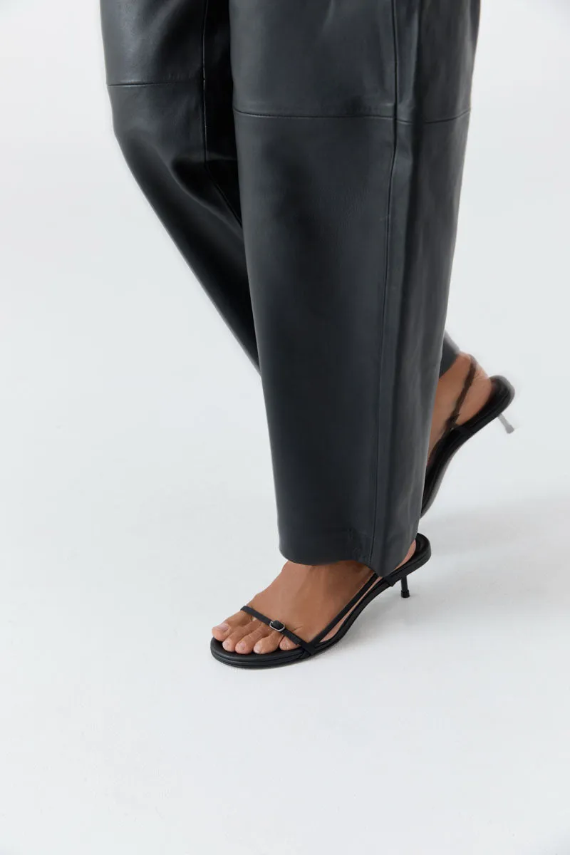 St Agni | Petit Belt Sling Back Heel - Black sold by Sisters & Co product image thumbnail 5
