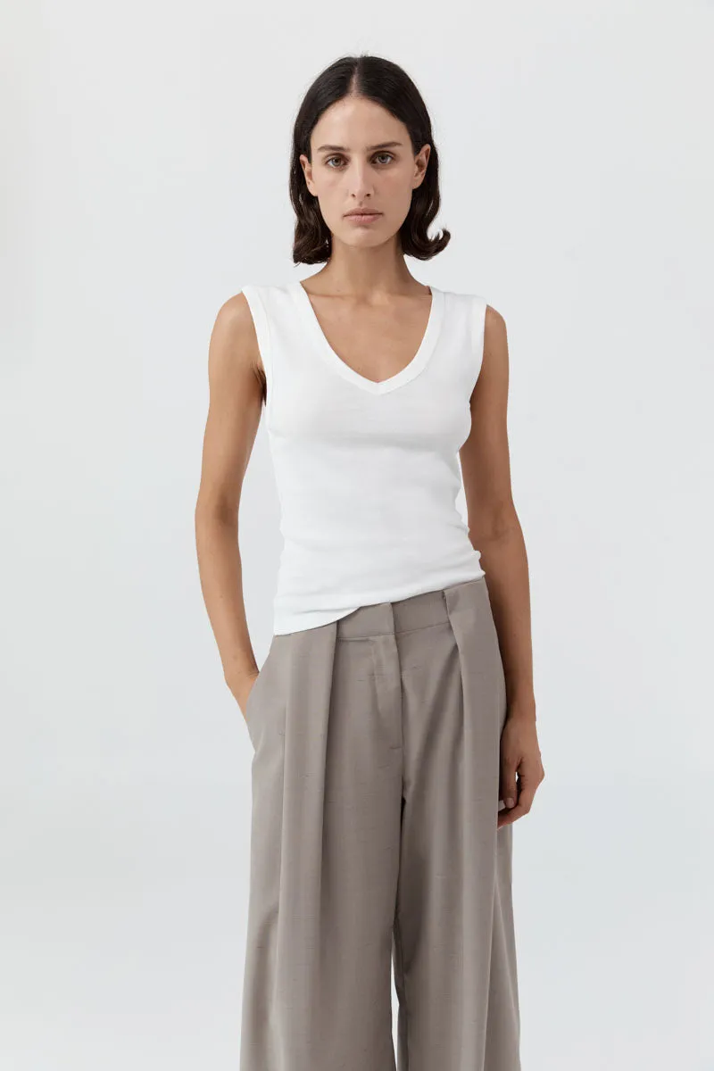 St Agni | Organic Cotton 90s Top - White sold by Sister & Co product image thumbnail 2
