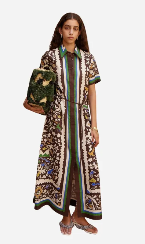Alemais | Maroc Shirt Dress - Multi sold by Sister & Co