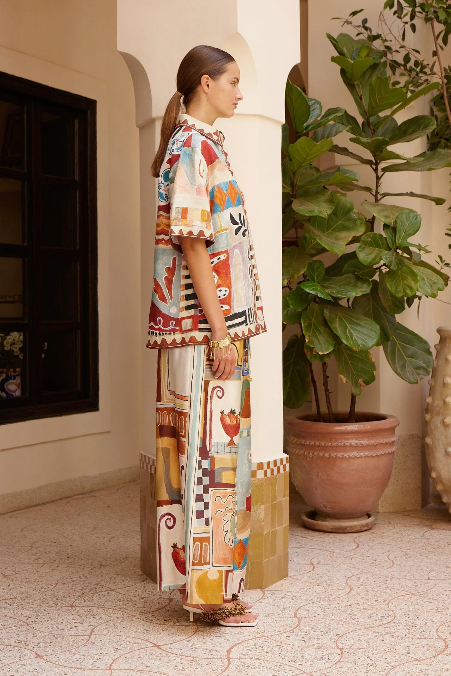 Alemais | Michelle Shirt - Multi sold by Sisters & Co product image thumbnail 4