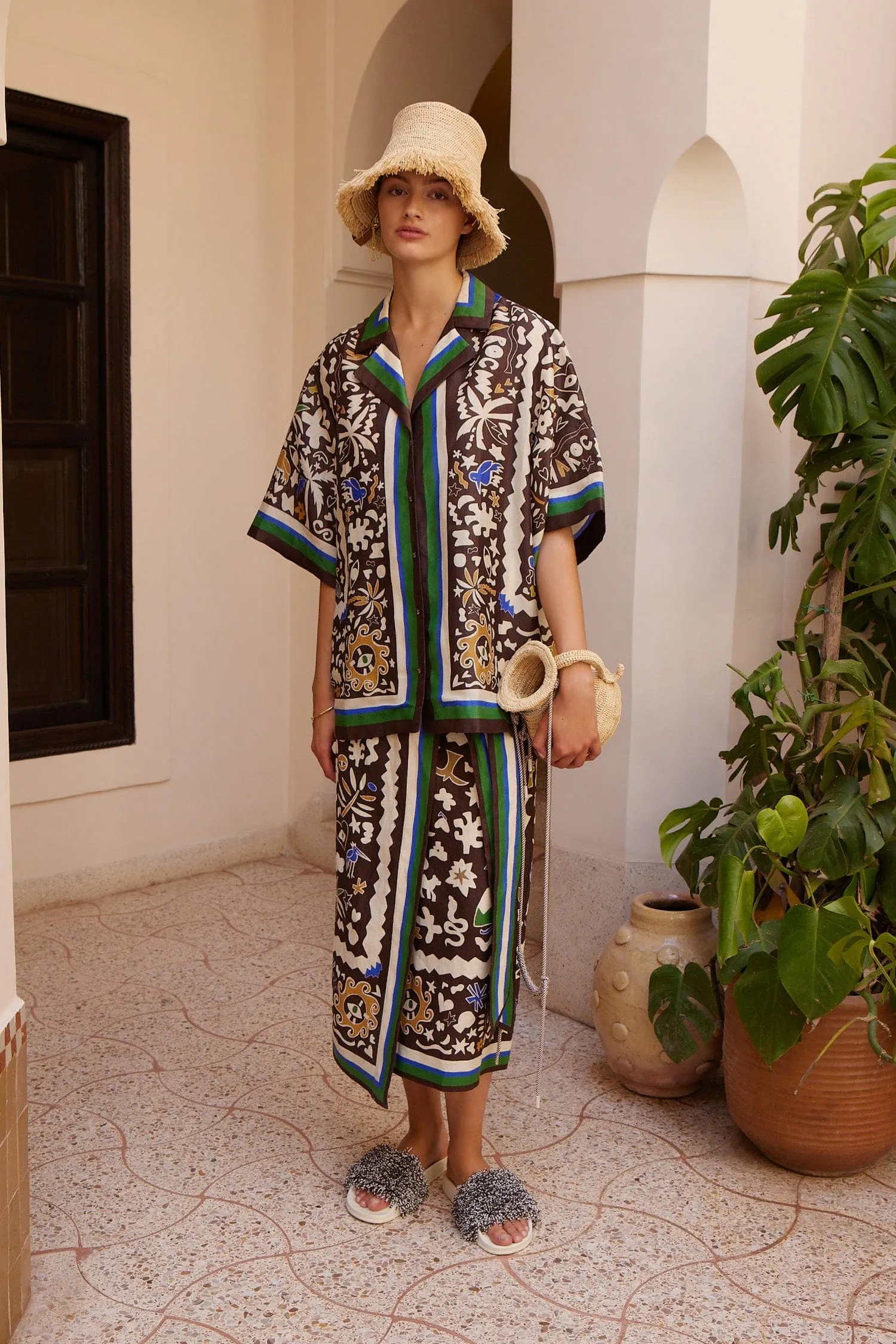 Alemais | Maroc Relaxed Shirt - Multi sold by Sisters & Co product image thumbnail 2