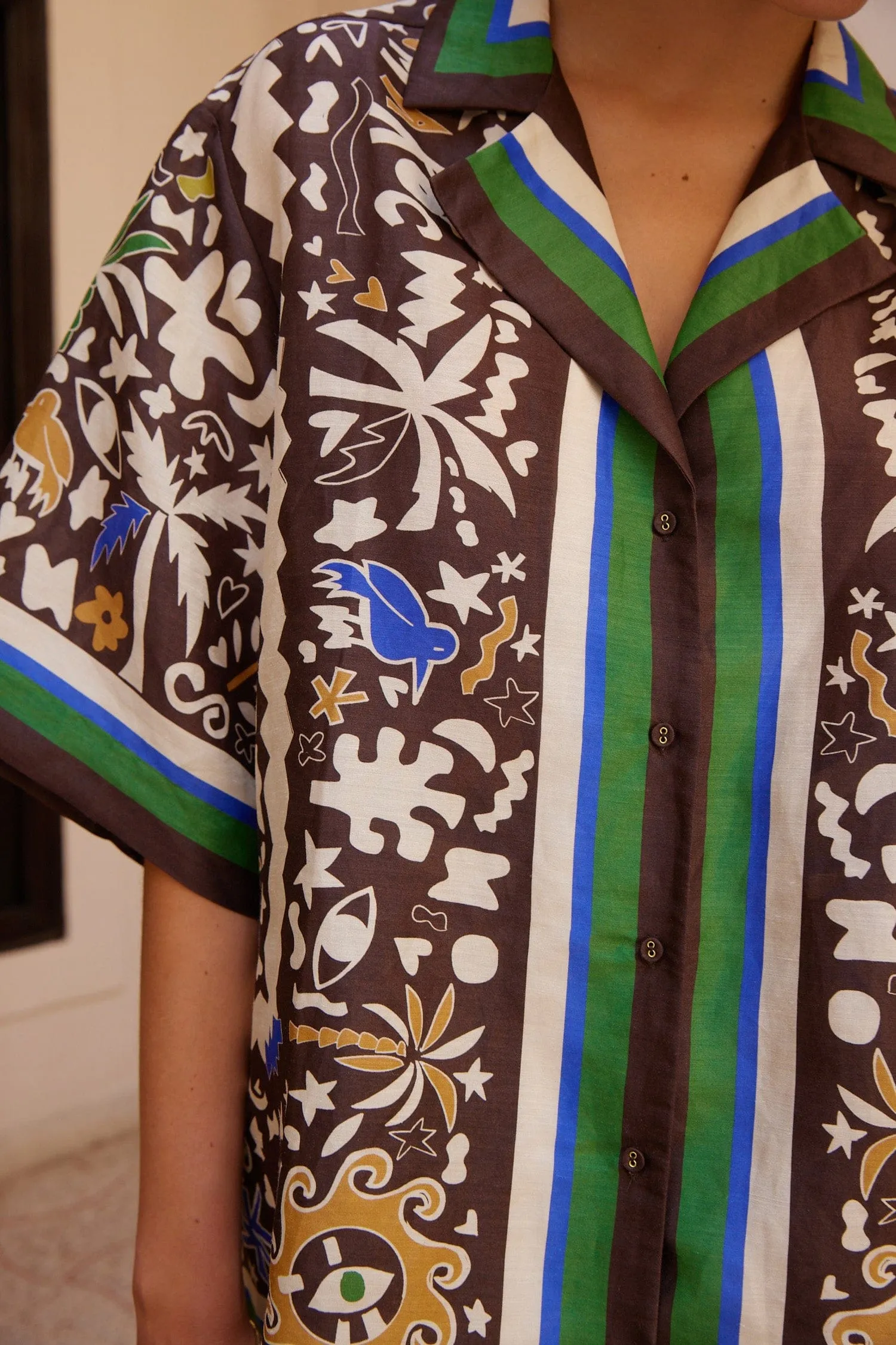 Alemais | Maroc Relaxed Shirt - Multi sold by Sisters & Co product image thumbnail 3