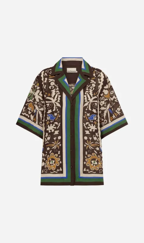 Alemais | Maroc Relaxed Shirt - Multi sold by Sister & Co